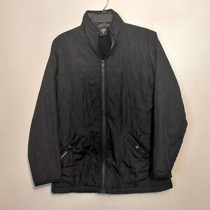 Vintage Prana Quilted Light Weight Black Jacket Women's Size S